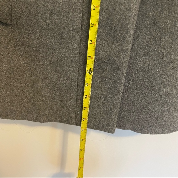 J.Crew city Coat Mercantile Grey jacket peacoat - Picture 8 of 9